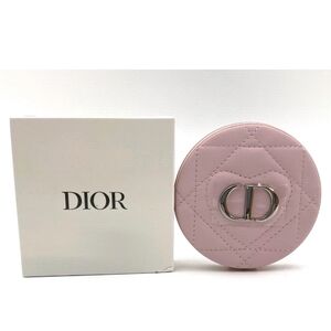 Dior Pink Quilted Round Compact Mirror